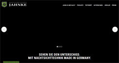 Desktop Screenshot of nachtsichttechnik-jahnke.de